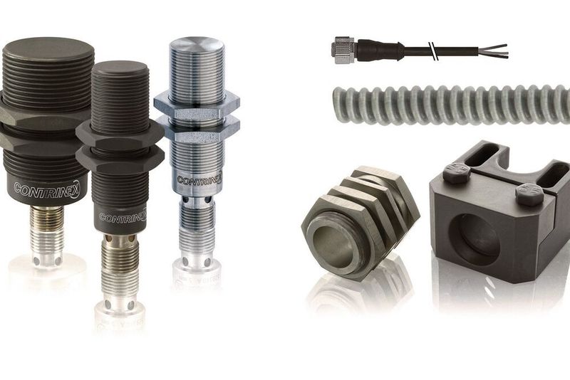 Hart im Nehmen: Die neue Contrinex Weld-Immune-Baureihe samt Zubehör. (Contrinex)