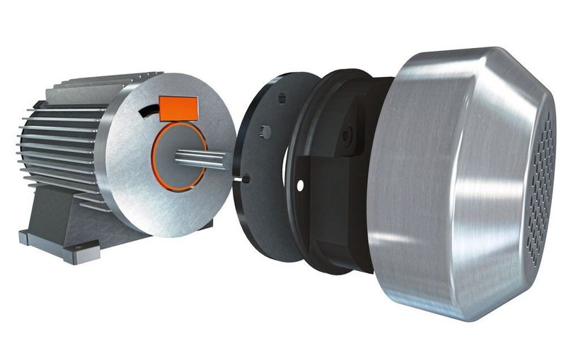 Lagerloses Drehgeber-System mit Smart Technology für Condition Monitoring.  (Kübler)