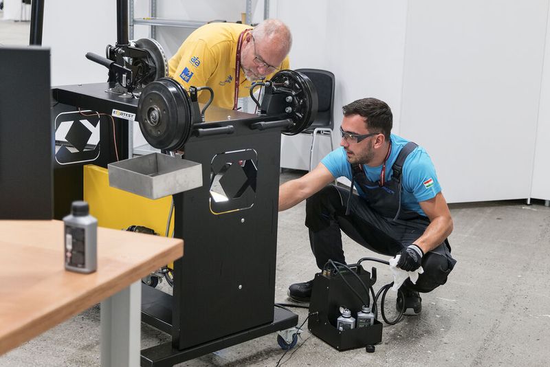 und Bence Tánczos aus Ungarn. (Bild: Schmidt - VCG)