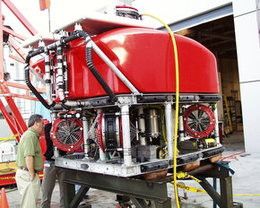 Bei einem Besuch bei Schilling Robotics im Jahr 2001 wurde der Plan für den Quest schon konkreter (Bild: MARUM − Zentrum für Marine Umweltwissenschaften, Universität Bremen)