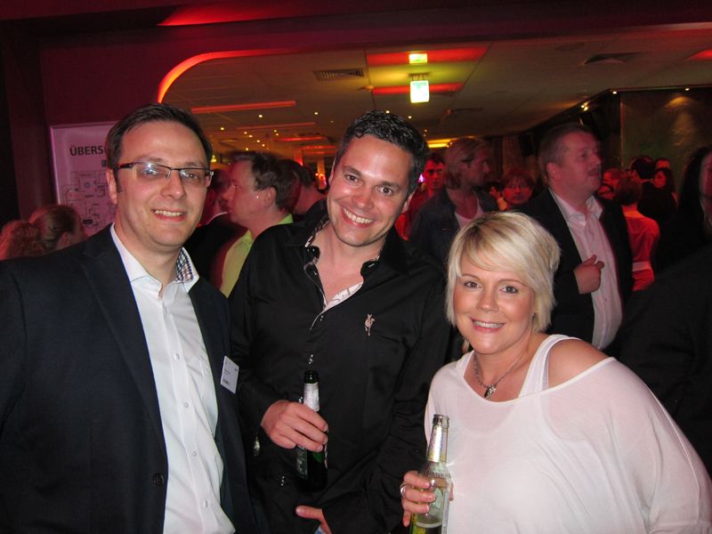 Dejan Ivkovic, co.Tec, Christian Bedel, Lexware, und Jana Tappendorf, Microsoft   (Bild: IT-BUSINESS)