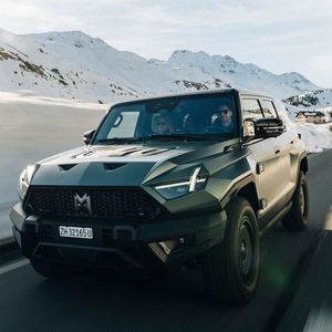 Mit dem M-Hero 1 bringt der chinesische Autobauer Dongfeng einen Elektro-Offroade auf die Straße.(Bild:  Dongfeng)