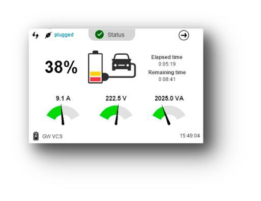Auch Ladestationen, die mit dem System verbunden sind, lassen sich darstellen. (Bild: Itron)
