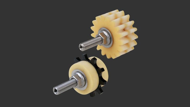 Since May, Mädler has carried a standard line of PU lubricated gears and PU lubricated sprockets from Meyer.(Image: Mädler)