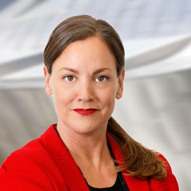 Kerstin Maria Rippel, die Hauptgeschäftsführerin der Wirtschaftsvereinigung Stahl, gibt hier ihr Statement zum neuen Koalitionsvertrag der zukunftigen Regierung ab ... (Bild: M. H. Vogel / Wirtschaftsvereinigung Stahl)