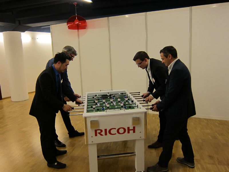 In einem Stadion muss natürlich auch gekickt werden. (Bild: IT-BUSINESS)