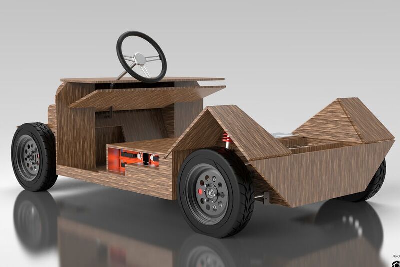 Nur 350 Kilogramm soll der Bio-Stromer auf die Waage bringen. (TU Ecomotive, Einhoven)