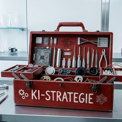 Die Bremer KI-Strategie versteht sich weniger als eine lose Sammlung von Tools, sondern eher als Werkzeugkasten. (Bild: Gemini / KI-generiert)