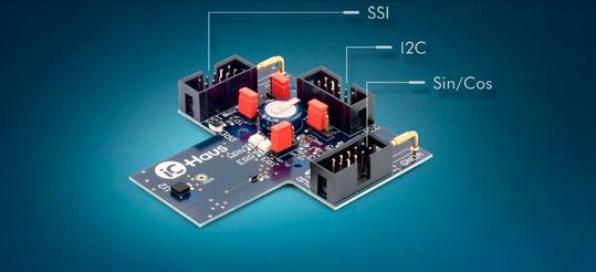 Die Multi-Sensor-PCB PVL4M zur absoluten Winkelmessung und permanenter Umdrehungszählung mittels Super-Cap. Die Multi-Sensor-PCB PVL4M zur absoluten Winkelmessung und permanenter Umdrehungszählung mittels Super-Cap.