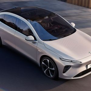Nio wird mit gleich drei Modellen in Deutschland antreten. Flaggschiff ist die Limousine ET7.(Bild:  Nio)