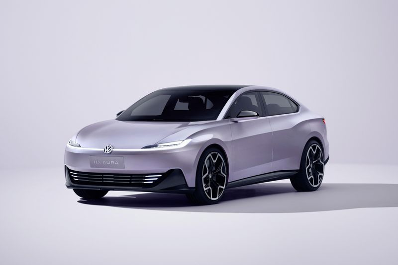 Der ID.Aura von FAW-Volkswagen nutzt erstmals die neue Compact Main Platform (CMP). (Bild: Volkswagen)