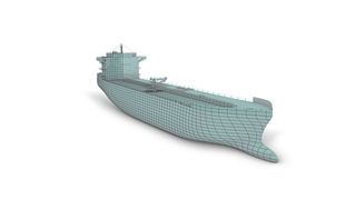 The innovative design-space-exploration tool Neural-Shipper understands the semantics of the shape of moving objects, evaluates performance, and optimizes hulls in terms of flow. (Image:Compute Maritime)