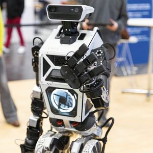 Themis, le robot humanoïde de Westwood Robotics.(Source :  Dassault Systèmes)