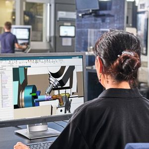 AI will not make CNC experts obsolete in the foreseeable future but can facilitate and accelerate their work in the form of a CAM co-pilot.(Image: Siemens)