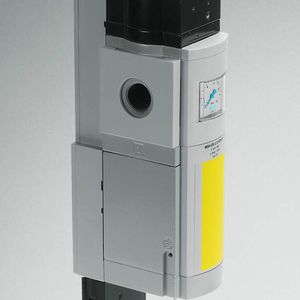 Bild 2 Sicherheit für den ganzen Prozess:  Das Druckaufbau- und Entlüftungsventil MS6-SV entlüftet zuverlässig und leistungsstark bei Not-Aus in sicherheitskritischen Bereichen einer Anlage.