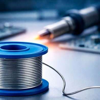 Lötdraht: Ein Symbolbild. (Bild: Dall-E / KI-generiert)