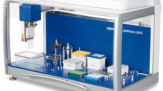 ep-Motion 5075-System (Bild: Eppendorf, Michael Wurzbach)