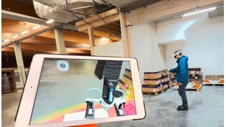 Dank Virtual Reality (VR) lassen sich geplante Anlagen im realen Maßstab darstellen und können direkt im Raum erlebt werden. (Bild: Aero-Lift)