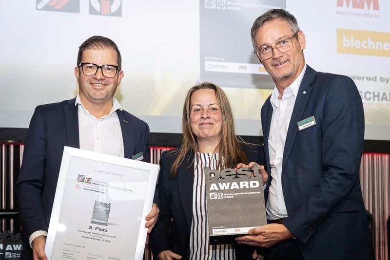 Impressionen der Verleihung des „best Award“ 2025 am ersten Messetag. (Bild: Jürgen Biniasch)