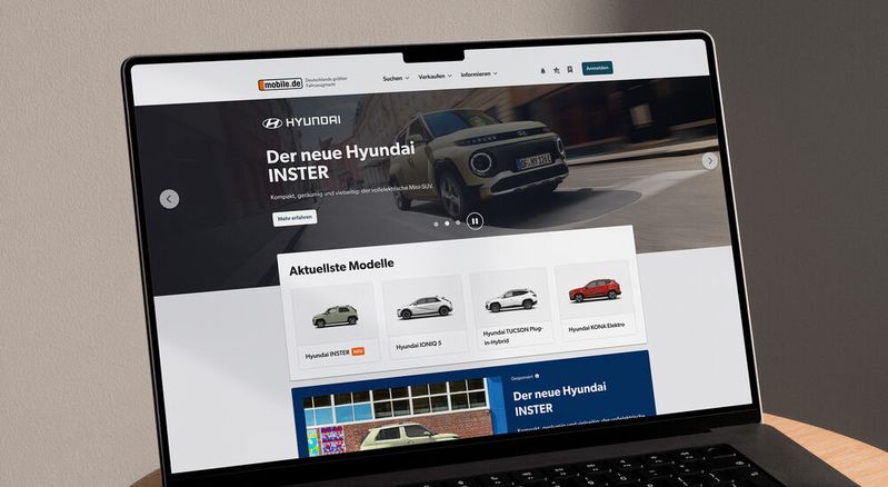 Hyundai hat jetzt einen Markenshowroom bei Mobile.de(Bild:  Mobile.de)