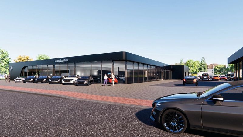 Bei der Herbrand-Gruppe in Mönchengladbach starten bald Bauarbeiten. So soll der Betrieb in Zukunft aussehen. Die Gruppe hat 2024 außerdem ihr Marktgebiet mit einer Übernahme in Bergheim nach Süden erweitert.  (Bild: Herbrand-Gruppe)