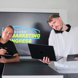 Christoph Stricher (l.) und Sascha Sukkau, Autohaus Stricker(Bild:  Autohaus Stricker)