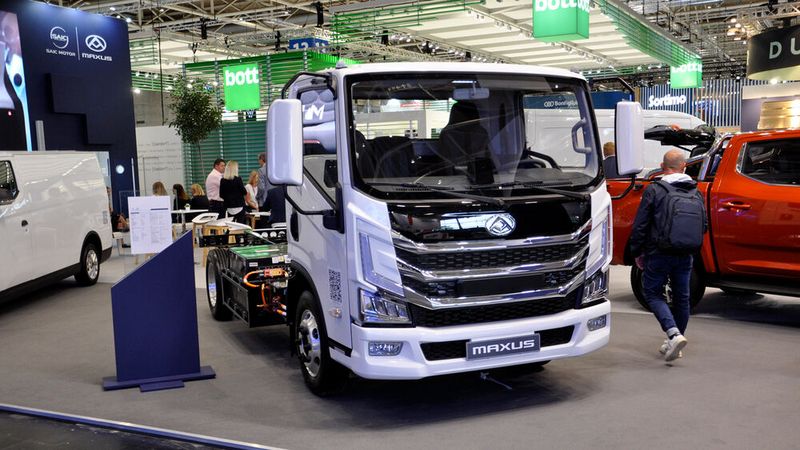 Oberhalb der Transporter gibt es bei Maxus künftig einen 7,5-Tonner. (Bild: Wehner/Vogel Communications Group)