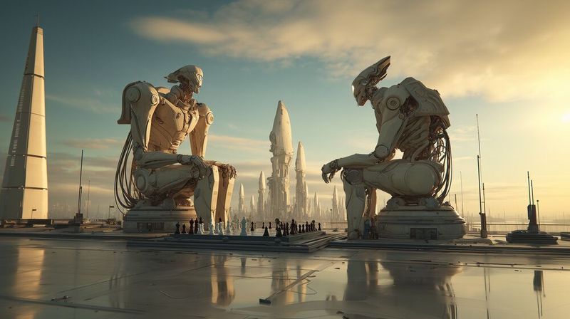 Die Branchenriesen positionieren sich strategisch in den Zukunftsmärkten Software und KI.(Bild:  Midjourney / KI-generiert)