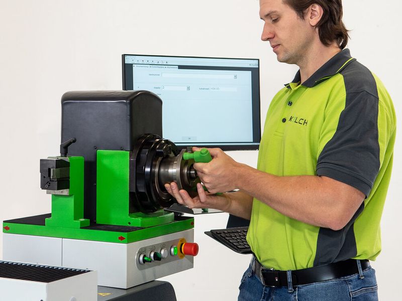 Das ist die spezielle und hochpräzise MPS-Spindel des Kenova set line H343. Die Werkzeugeinstellung werde damit flexibler. (Bild: Kelch)