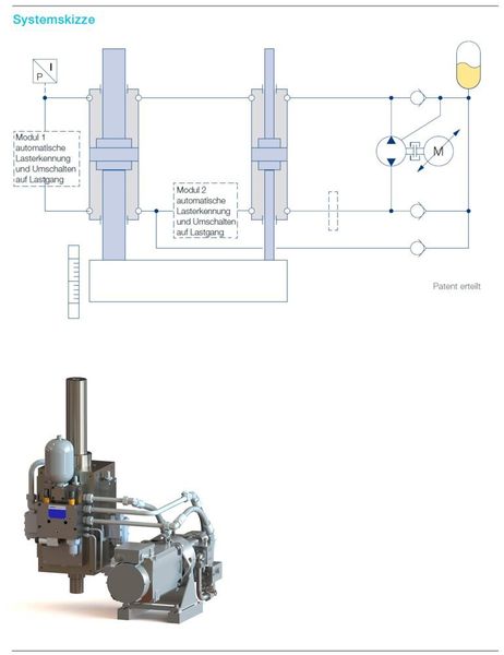 Der autarke Pressenantriebe PDSC ist für Pressen bis 10.000 kN geeignet. (Voith)