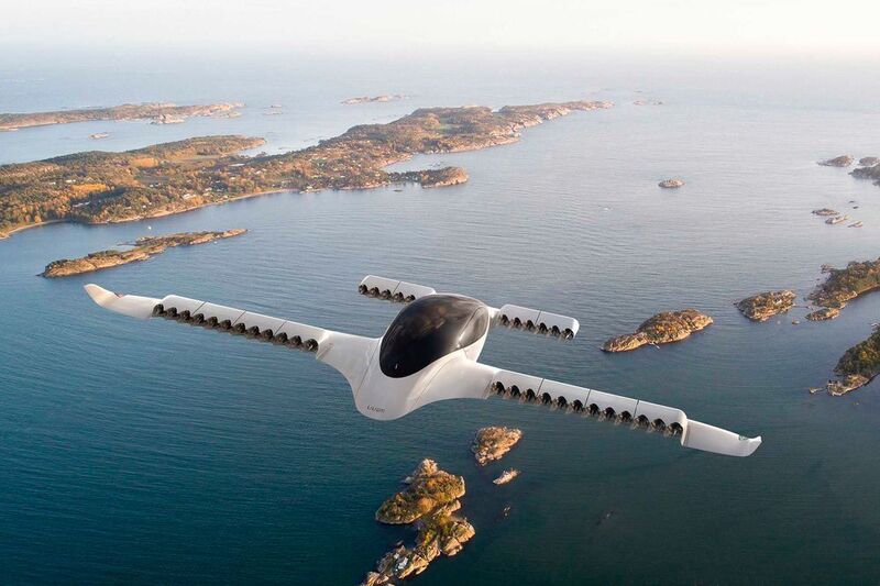 Das Startup-Unternehmen Lilium hat einen neuen Flugtaxi-Prototypen entworfen, der für den Transport von fünf Personen konzipiert ist. (Lilium)