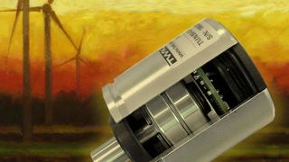 Monotour-Winkelcodierer als Positionsrückmelder bei der Blattverstellung von Windkraftanlagen. (Archiv: Vogel Business Media)