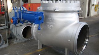 Fasani-Rückschlagklappe speziell für den Einsatz in Entnahmedampfleitungen (Tyco Flow) (Archiv: Vogel Business Media)