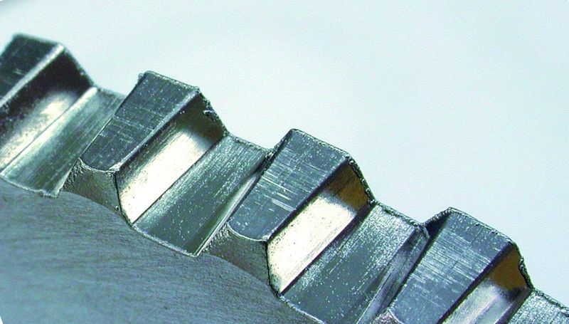 Detailaufnahme der feingeschnittenen Zahnform. (Archiv: Vogel Business Media)