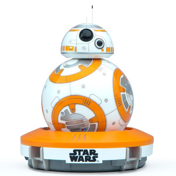 Fast wie ein eigener Druide! Dieser Smartphone-Roboter ist dem BB-8 aus „The Force Awakens“ nachempfunden und lässt sich wunderbar per App vom Smartphone oder Tablet aus steuern! Mit faszinierenden Funktionen wie AR-Videos und Kontrolle per Sprachbefehl schenken Sie echtes Science-Fiction-Gefühl für Fans! Bei www-geschenke.de gibt es den Star Wars BB-8 für 169 Euro. (Bild: www.geschenkidee.de)