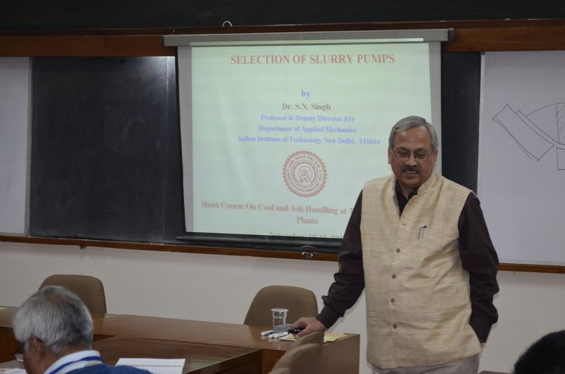 ...or by Prof. Singh on “Erosion in slurry pipelines”. (Picture: Process India)