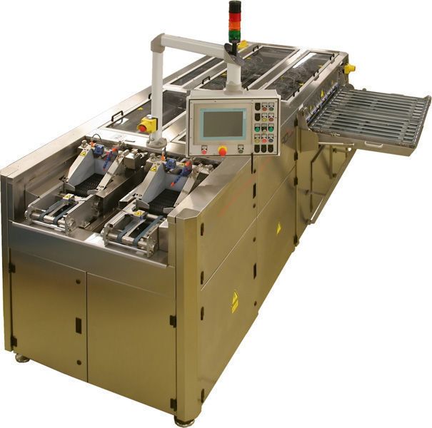 Der Ecosplit-IXL, ein vollautomatisches Vereinzelungssystem für gesägte Wafer vor der Endreinigung erreicht im kontinuierlichen Serienbetrieb einen Durchsatz von garantiert 3600 Wafern pro Stunde. Bild: ACI-ecotec (Archiv: Vogel Business Media)