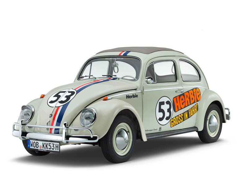 Prominentes Vorbild: Filmkäfer „Herbie“ konnte bei seiner Premiere im Jahr 1968 schon das, woran die Entwickler bei Volkswagen heute arbeiten: sich selbstständig im Verkehr zurechtfinden – und bei Bedarf das Steuer übernehmen. (VW)