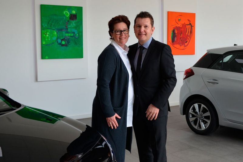 Jörg und Petra Heidenreich betreiben das Opel- und Hyundai-Autohaus an den Standorten Witzenhausen und Eschwege in Nordhessen. (Foto: Rehberg / Redaktion »kfz-betrieb«)