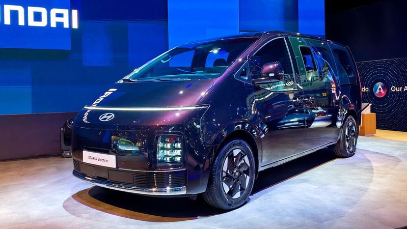 Der Hyundai Staria kommt als Elektroauto.(Bild:  Wehner - VCG)