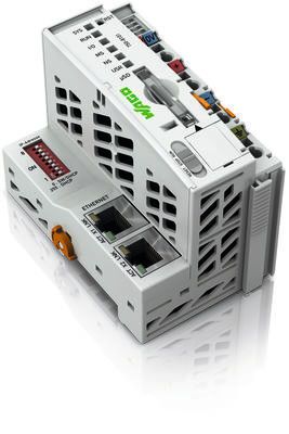 Bild 2: Der PFC100 gibt es mit separater Einspeiseklemme auf einer Baubreite von 62 mm. (Bild: Wago)