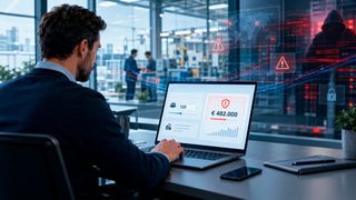 Mit der Eingabe der Mitarbeiteranzahl lässt sich über das Online-Tools von Secaskill der ungefähre finanzielle Schaden eines Cyberangriffs berechnen. (Bild: Dall-E / KI-generiert)