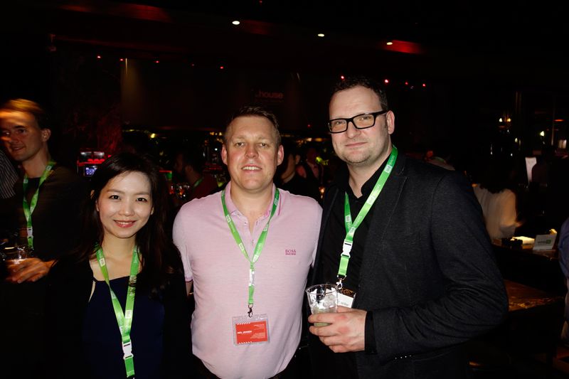 (v. l.) Doris Chang, SBIT Limited, Neil Jensen, HMD Electronics, und Robert Schenker, Schenker Technologies (Bild: IT-BUSINESS)