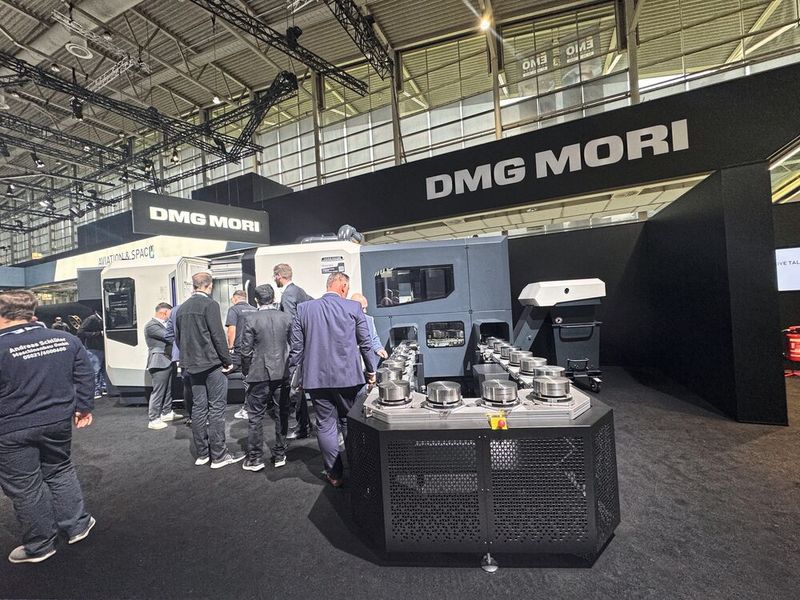 Impressionen aus der DMG Mori Halle. (Bild: VCG/Sonnenberg)