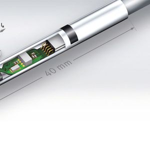 Grundsätzlicher Aufbau und Arbeitsweise des Schmierfettsensors.