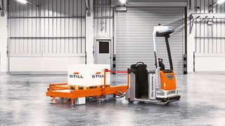 Der automatisierte „Still-LiftRunner“ mit „LTX-50-plus-LiftRunner-Rahmen“ und
automatischer Be- und Entladung wurde 2019 mit dem begehrten Ifoy-Award
ausgezeichnet. (Bild: Still)