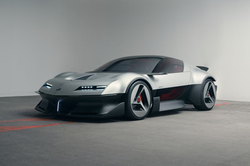 Alpine präsentiert in Paris die Studie „A310 Vision“. (Bild: Alpine)