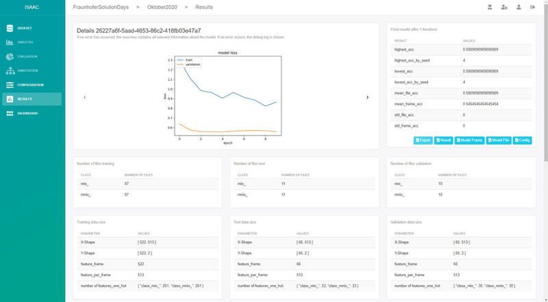 Hier werden die Analyseergebnisse visualisiert. (Bild: Fraunhofer IDMT)