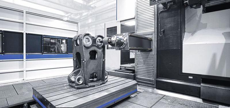 Dank einer hochmodernen Klimatisierung sind im neuen Kompetenzzentrum Präzisionszerspanung bei H.P. Kaysser Genauigkeiten im 1/100 Millimeterbereich für die Schwerzerspanung und Großteilebearbeitung möglich.(Bild:  Bimatec Soraluce)