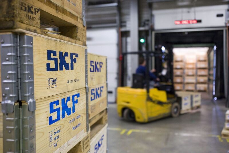 SKF versorgt aus seinem belgischen Logistikzentrum die EMEA-Region. (Bild: SKF)